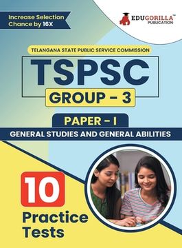 portada TSPSC Group 3: Paper 1 Exam Prep Book 2023 General Studies & General Abilities - Telangana State Public Service Commission 10 Full Pr (en Inglés)