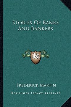 portada stories of banks and bankers (en Inglés)