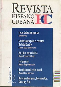 portada revista hispano cubana. nº 11.