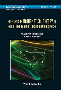 portada elements of the mathematical theory of evolutionary equations in banach spaces (en Inglés)