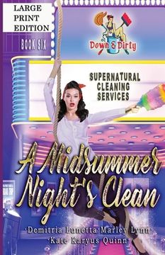 portada A Midsummer Night's Clean: A Paranormal Mystery with a Slow Burn Romance Large Print Version (in English)