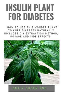 portada Insulin Plant for Diabetes: How to use This Wonder Plant to Cure Diabetes Naturally Includes diy Extraction Method, Dosage and Side Effects (en Inglés)