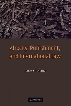 portada Atrocity, Punishment, and International law (in English)