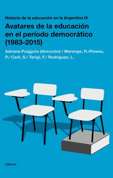 portada Avatares de la Educacion en el Periodo Democratico 1983-2015