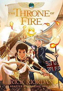 portada The Throne of Fire (Kane ), The Graphic Novel (en Inglés)