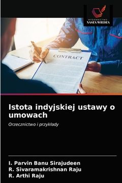 portada Istota indyjskiej ustawy o umowach (in Polaco)