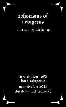 portada Aphorisms of Urbigerus: A Tract of Alchemy (in English)