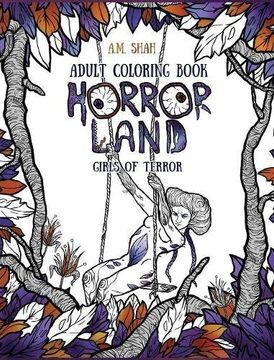 portada Adult Coloring Book: Horror Land Girls of Terror (Book 2)