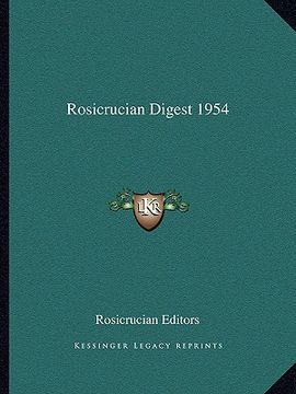 portada rosicrucian digest 1954 (en Inglés)