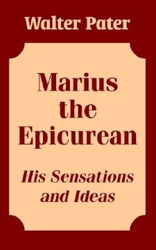 portada marius the epicurean: his sensations and ideas (en Inglés)