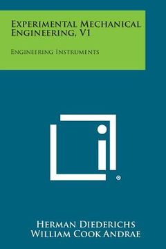 portada Experimental Mechanical Engineering, V1: Engineering Instruments (en Inglés)