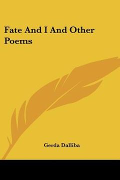 portada fate and i and other poems