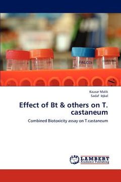 portada effect of bt & others on t. castaneum (in English)