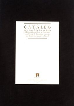 Catàleg de revistes de la Reserva Marca (en Catalán)