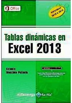 portada Tablas Dinamicas En Excel 2013. Menchen. 1ed
