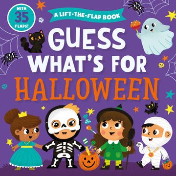 portada Guess What's for Halloween: With 35 Flaps! (en Inglés)
