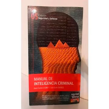 portada manual de inteligencia criminal coleccion 5 (in Spanish)