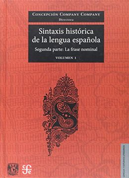 portada Sintaxis Historica de la Lengua Española, Frase no