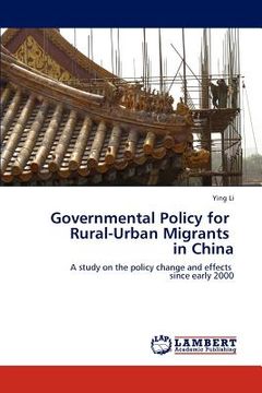 portada governmental policy for rural-urban migrants in china (en Inglés)
