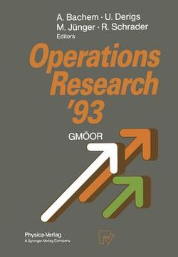 portada operations research '93: extended abstracts of the 18th symposium on operations research held at the university of cologne, september 1 - 3, 19 (in English)