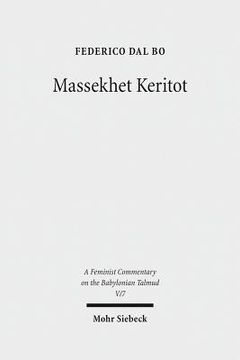 portada Massekhet Keritot: Text, Translation, and Commentary (en Inglés)