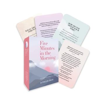 portada Five Minutes in the Morning: A Focus Deck: 50 Cards to Change Your day (en Inglés)