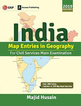 portada India map Entries in Geography for Civil Services Main Examination 2019 (en Inglés)