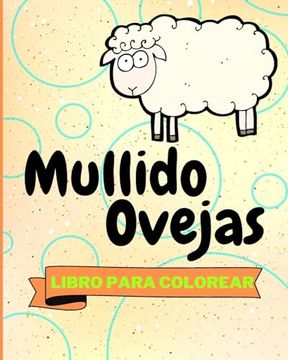 portada Libro Para Colorear con Ovejas Mullidas: Ovejas Adorables Para Colorear Para Niños (in Spanish)