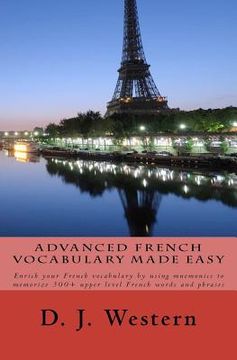 portada advanced french vocabulary made easy (in English)
