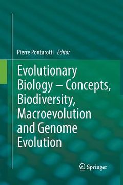 portada Evolutionary Biology - Concepts, Biodiversity, Macroevolution and Genome Evolution 