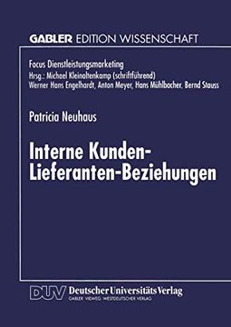 portada Interne Kunden-Lieferanten-Beziehungen (en Alemán)