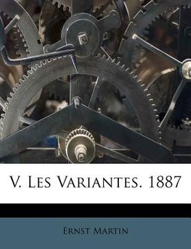 portada V. Les Variantes. 1887 (en Francés)