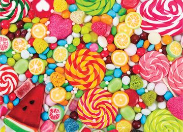 portada All the Candy 500 Piece Jigsaw Puzzle (in English)