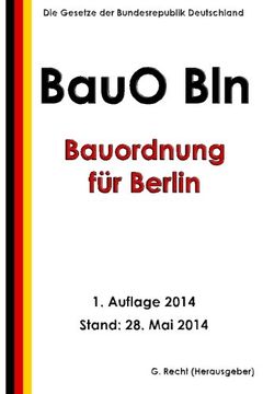portada Bauordnung für Berlin (BauO Bln) vom 29. September 2005 (German Edition)