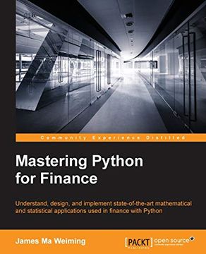 portada Mastering Python for Finance (en Inglés)