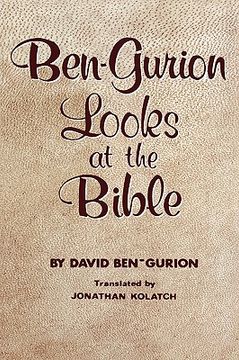 portada ben-gurion looks at the bible (en Inglés)
