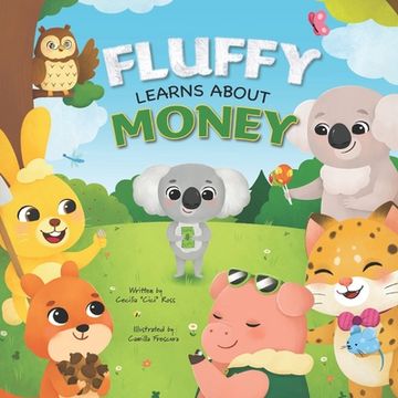 portada Fluffy Learns About Money (en Inglés)