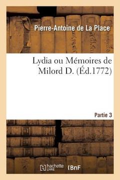 portada Lydia Ou Mémoires de Milord D. Partie 3 (en Francés)