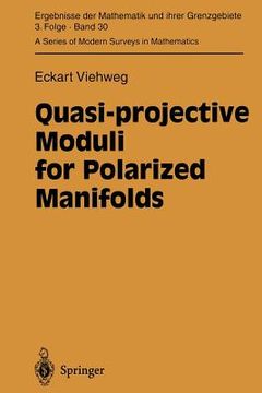 portada quasi-projective moduli for polarized manifolds (en Inglés)