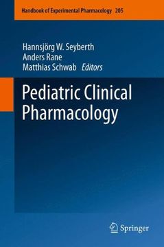 portada Pediatric Clinical Pharmacology (Handbook of Experimental Pharmacology)