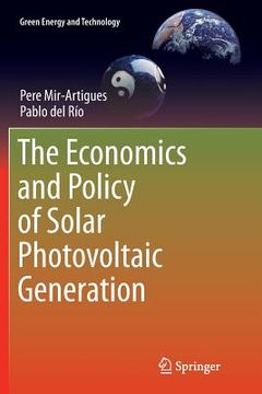 portada The Economics and Policy of Solar Photovoltaic Generation (en Inglés)