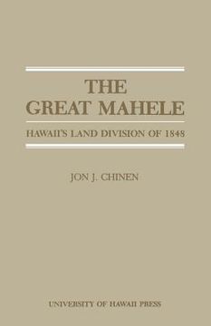 portada chinen - the great mahele (en Inglés)