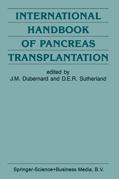 portada International Handbook of Pancreas Transplantation (en Inglés)