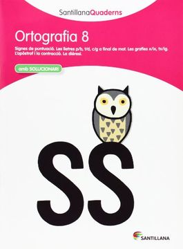 portada Santillana Quaderns Ortografia 8 (in Catalá)
