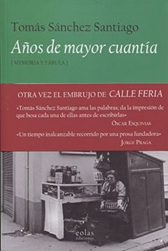 portada Años de Mayor Cuantía: Memoria y Fábula (in Spanish)