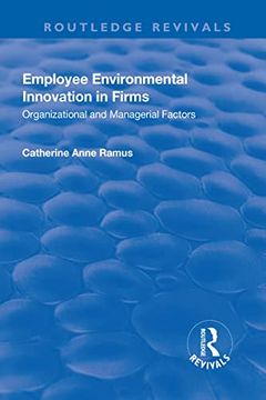 portada Employee Environmental Innovation in Firms: Organizational and Managerial Factors