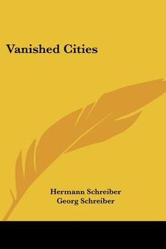 portada vanished cities (en Inglés)