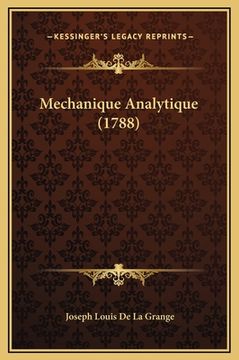 portada Mechanique Analytique (1788) (en Francés)