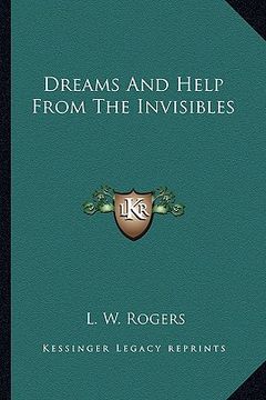 portada dreams and help from the invisibles (en Inglés)