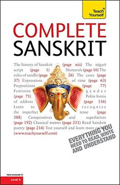 portada Complete Sanskrit Beginner to Intermediate Course: Learn to Read, Write, Speak and Understand a new Language (Teach Yourself) (en Inglés)
